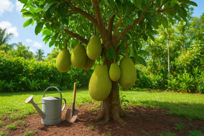 How-to-grow-jackfruit-tree Pest and Disease Management Jackfruit trees are fairly low maintenance, but keep an eye out for: Fruit flies Aphids Scale insects Root rot (from overwatering) Use organic methods like neem oil or insecticidal soap, and always ensure proper drainage to prevent fungal issues.