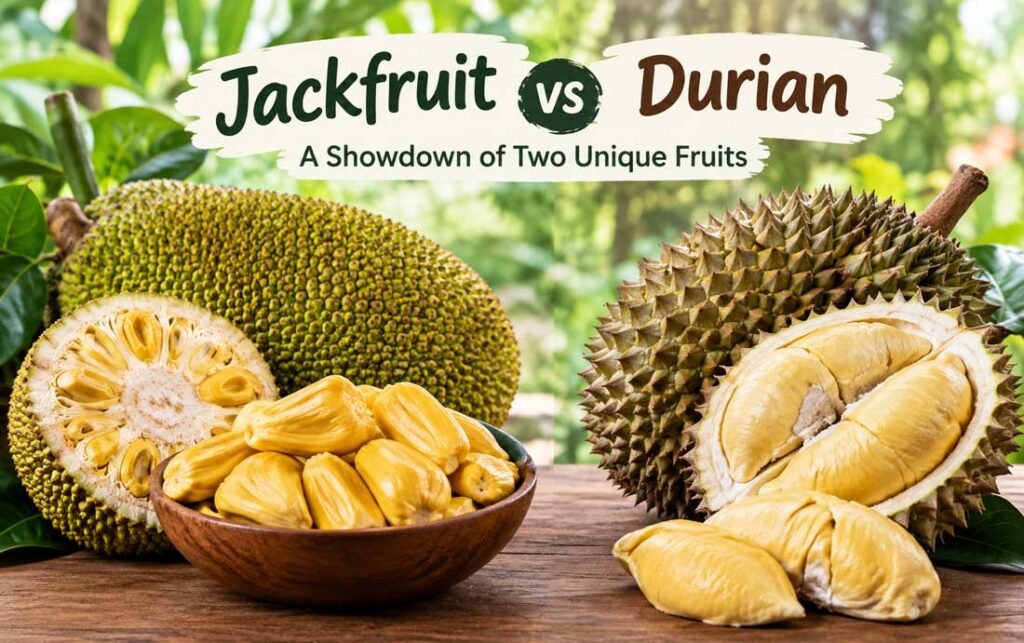 Jackfruit vs Durian : A Showdown of Two Unique Fruits