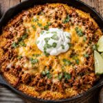One Pot Jackfruit Skillet Meal | Easy Vegetarian Tamale Pie One Pot Jackfruit Skillet Meal