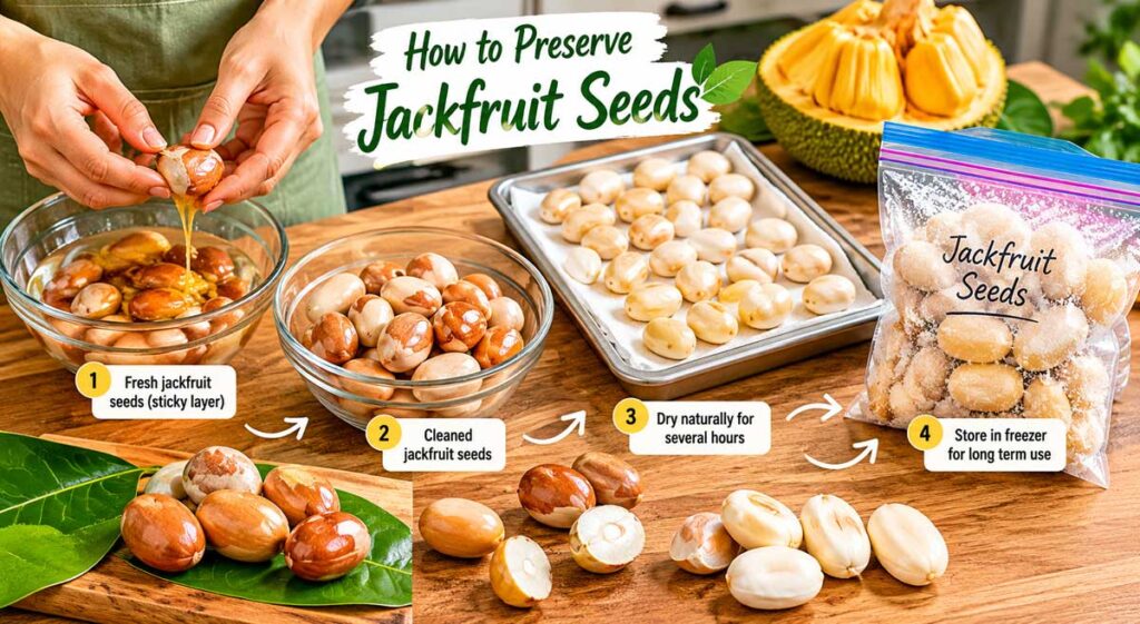 How to Preserve Jackfruit Seeds in the US (Easy Step-by-Step Guide)